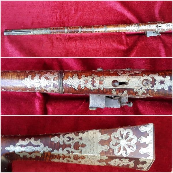 X X X  SOLD X X X An  Ottoman miquelet lock carbine. 18th century. Good condition. Ref 9866.